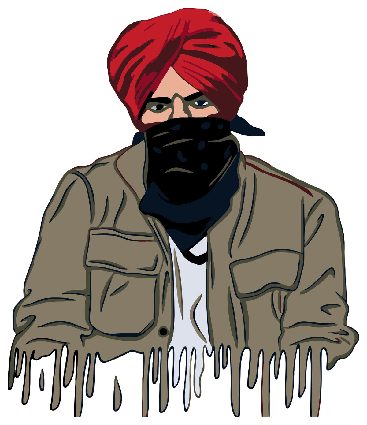 Moosewala Sticker