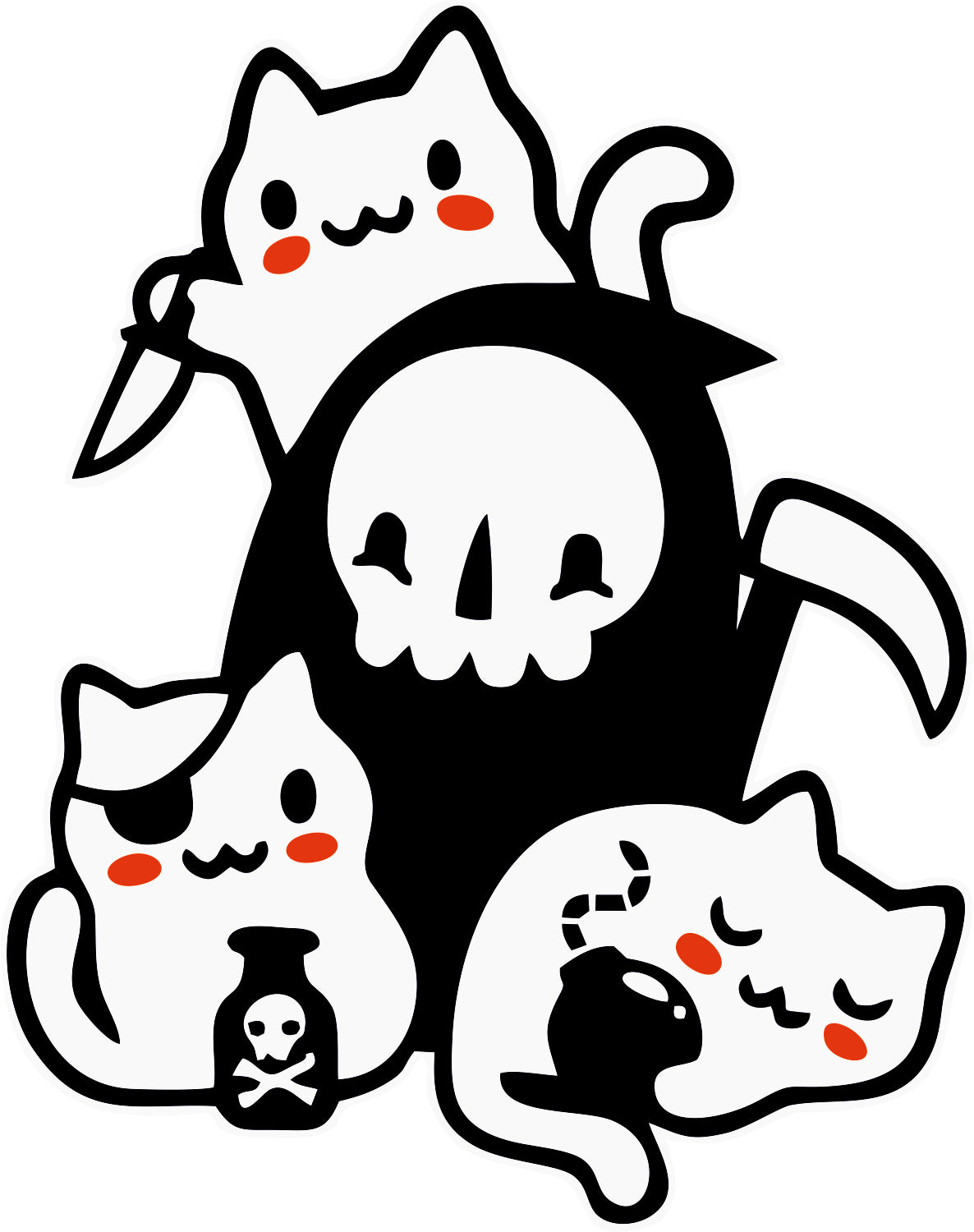sneaky pets sticker