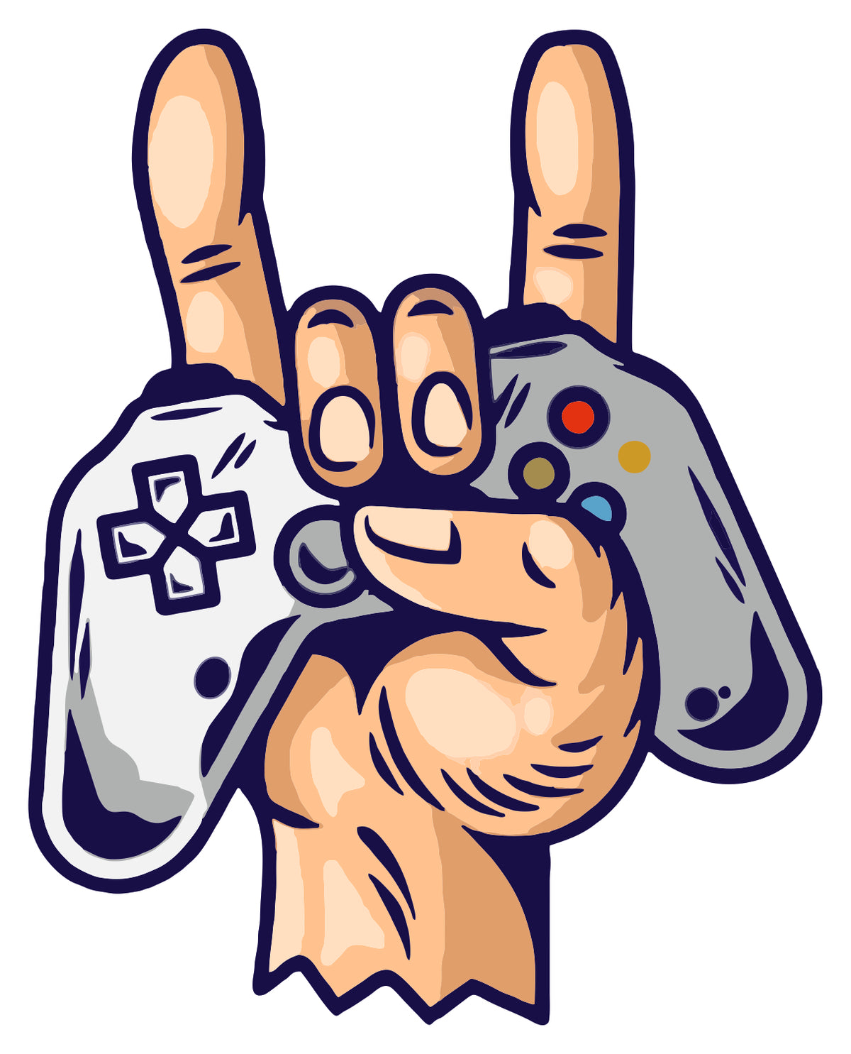 Rock On Game Sticker