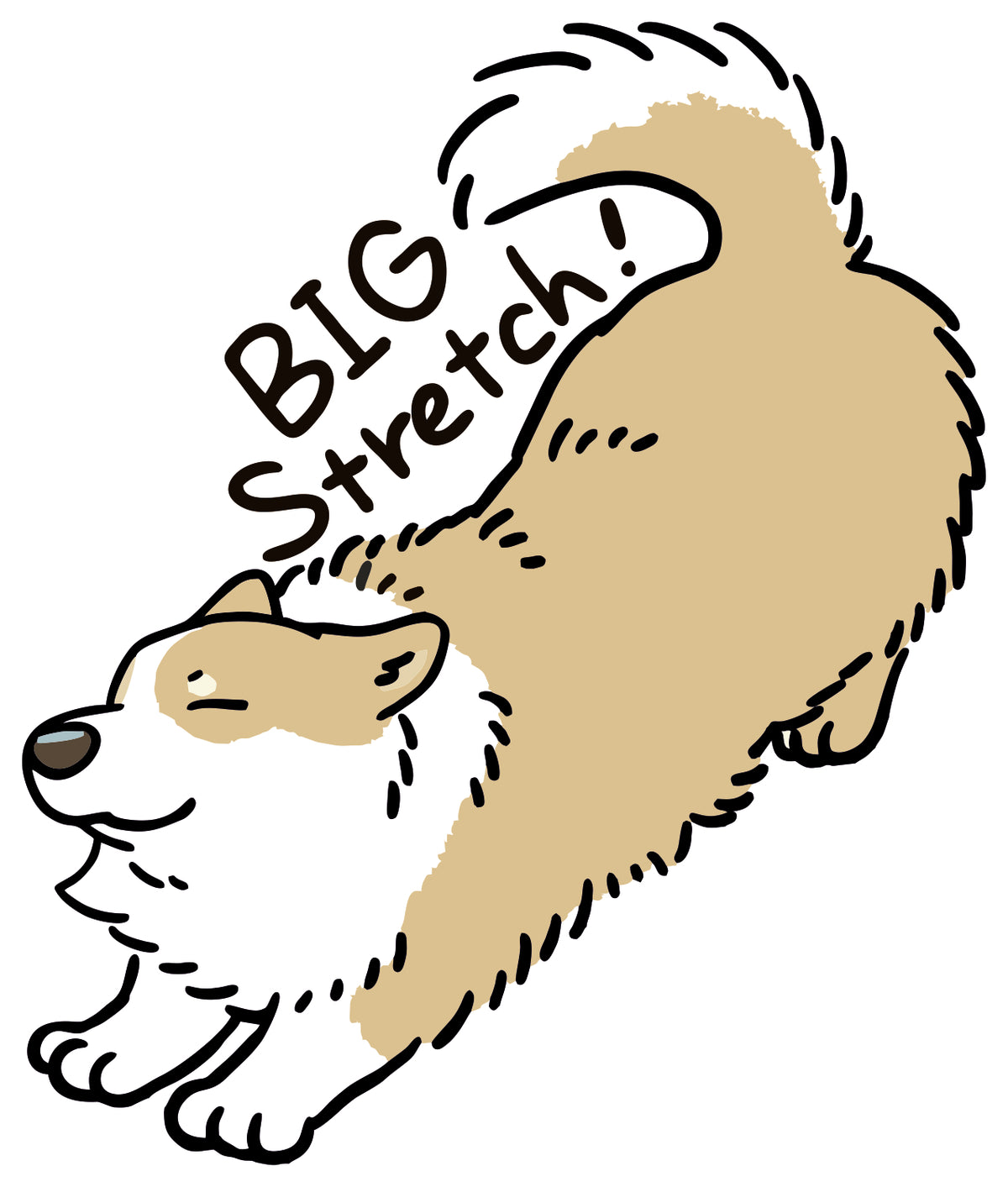 Big Stretch Sticker