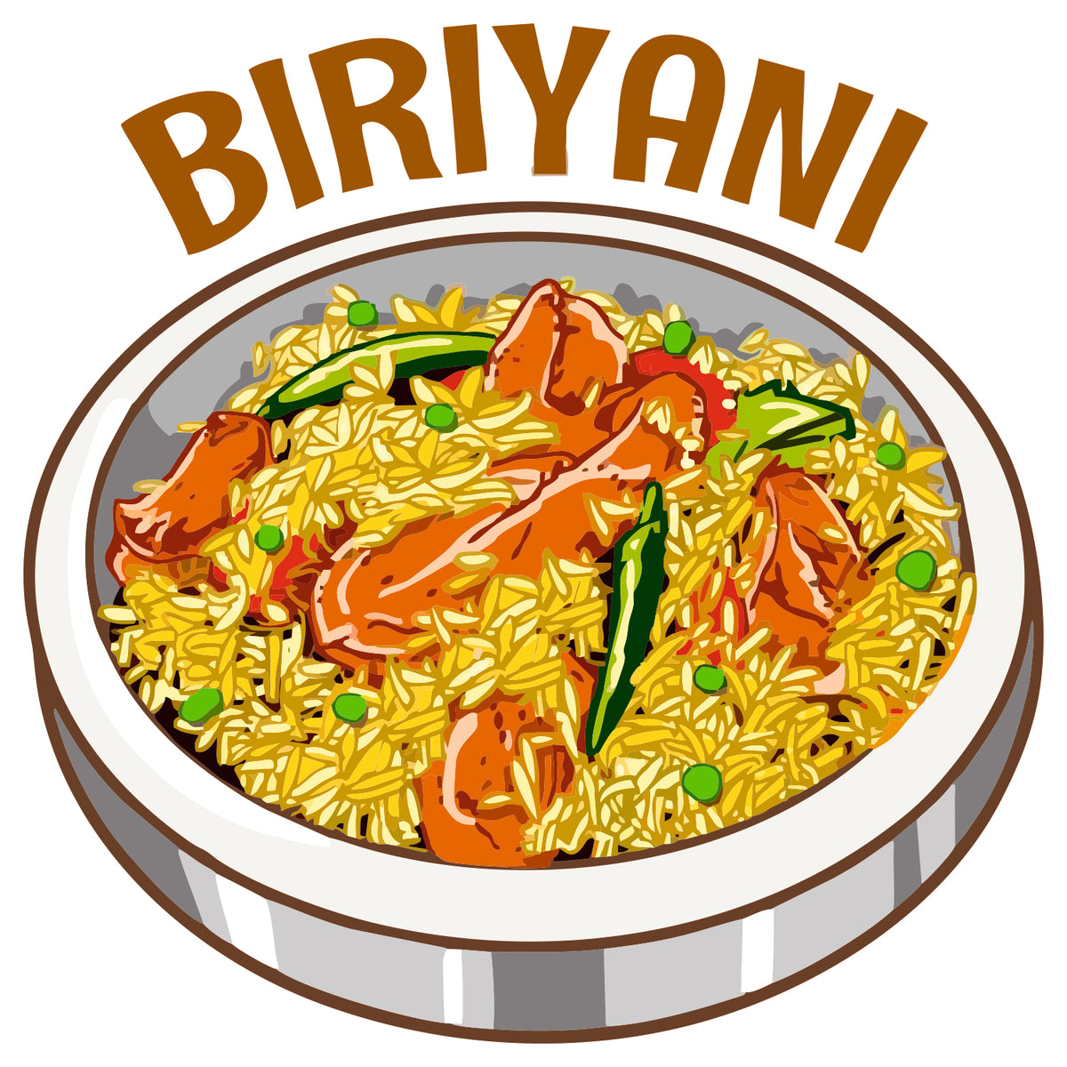 Biryani Sticker