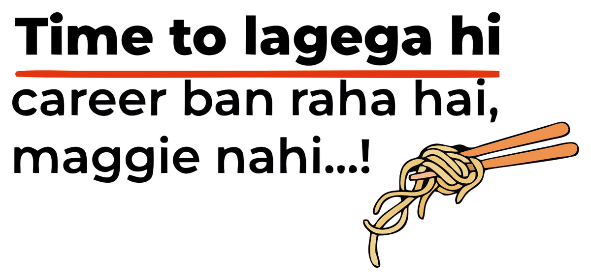Time To Lagega Hi Sticker