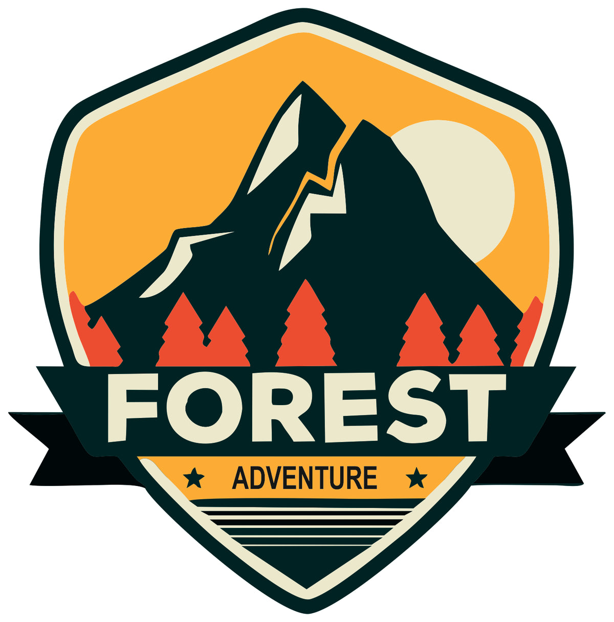 Forest Adventure Sticker