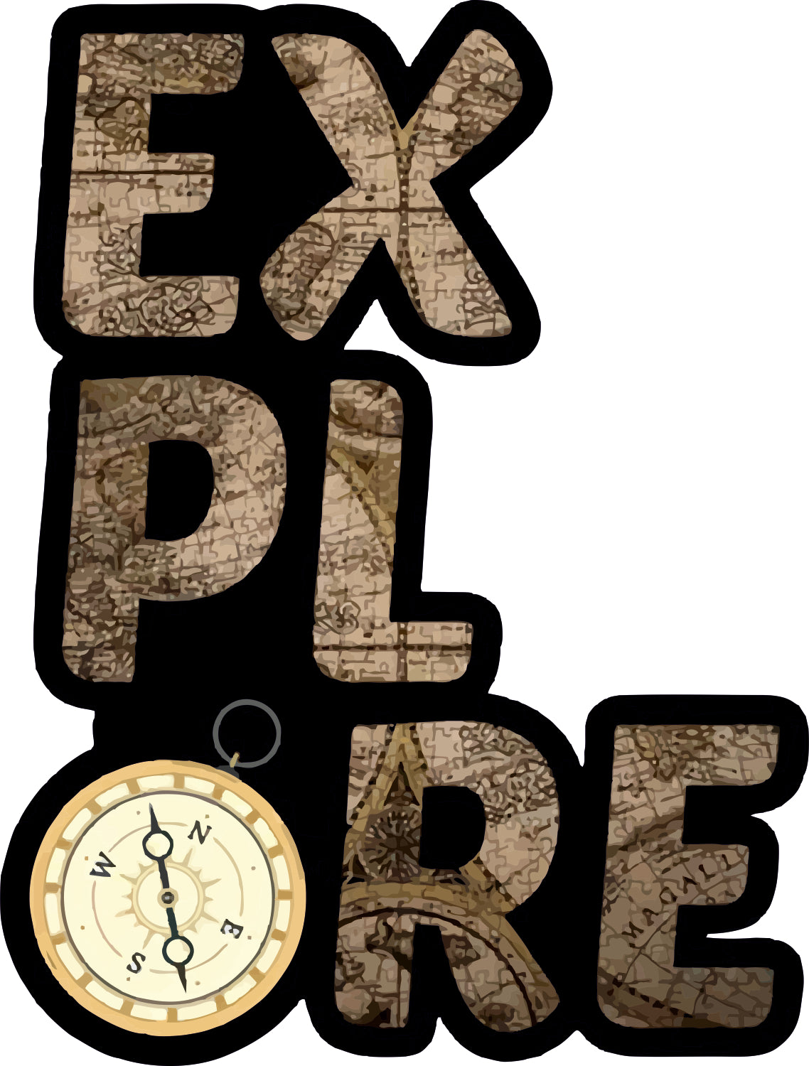 Explore Sticker