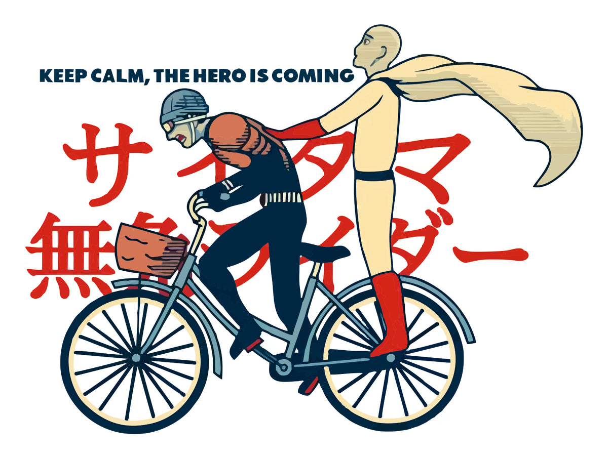 Keep Calm The Hero Is Coming Sticker