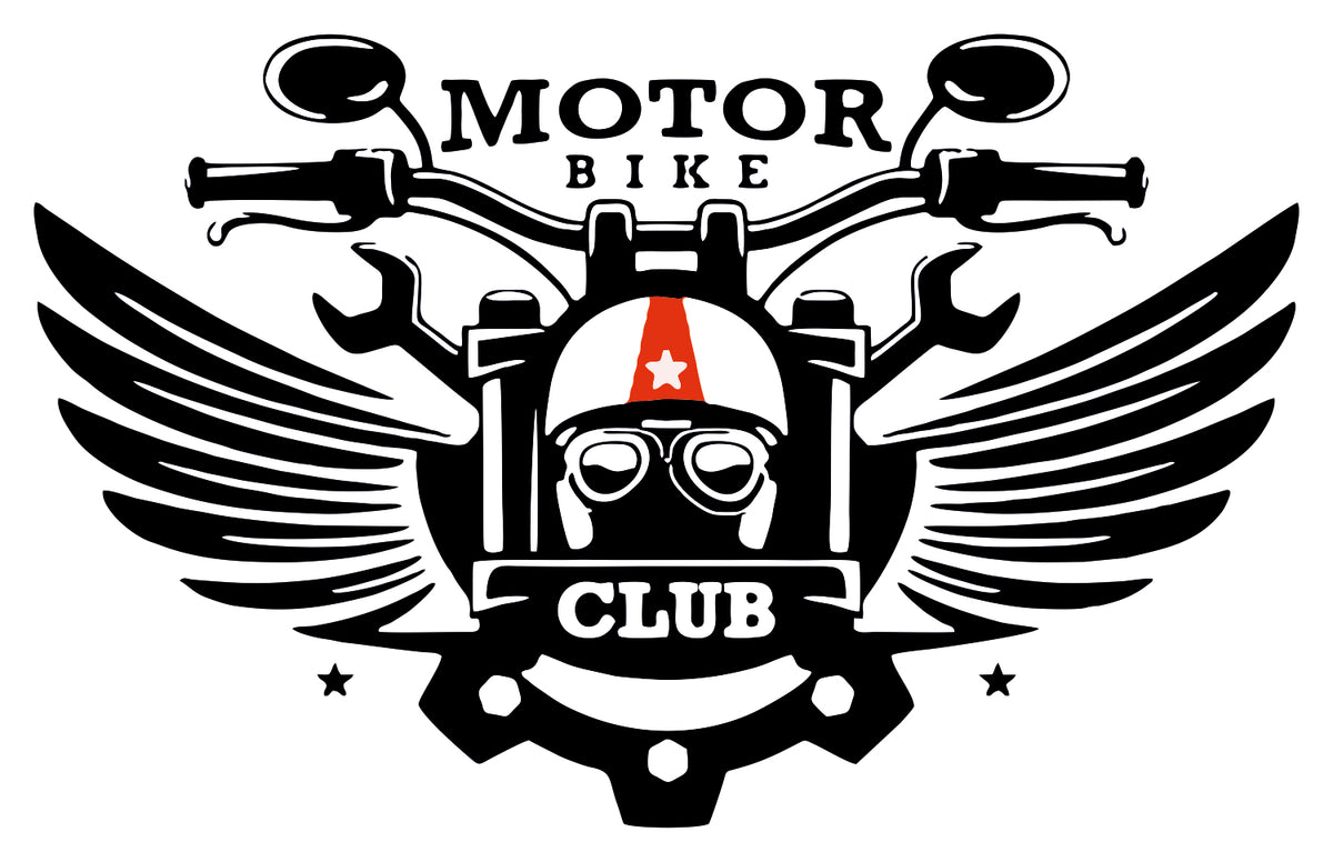Motor Bike Club Sticker