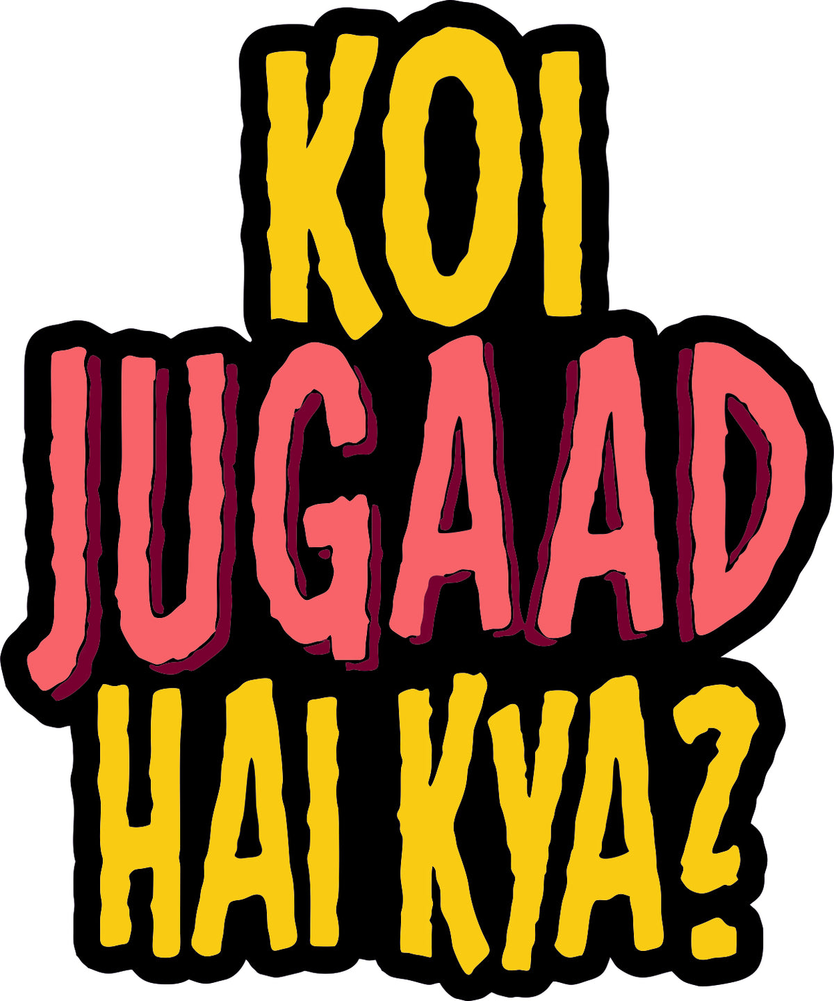 KOI JUGAAD HAI KYA STICKER