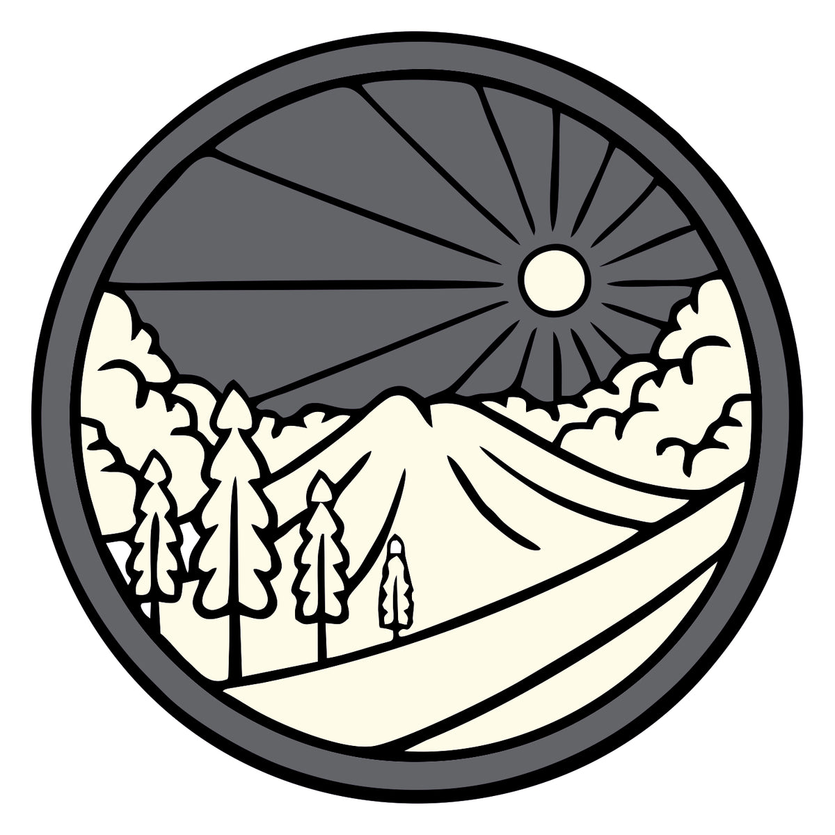 NIGHT MOUNTAIN STICKER