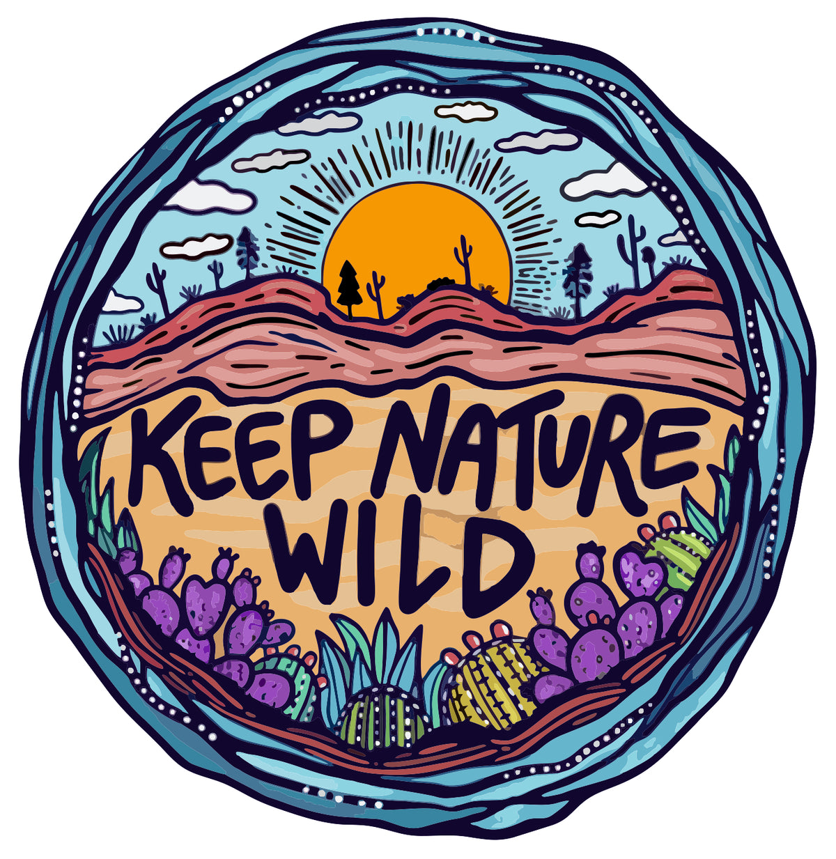 Keep Nature Wild Sticker