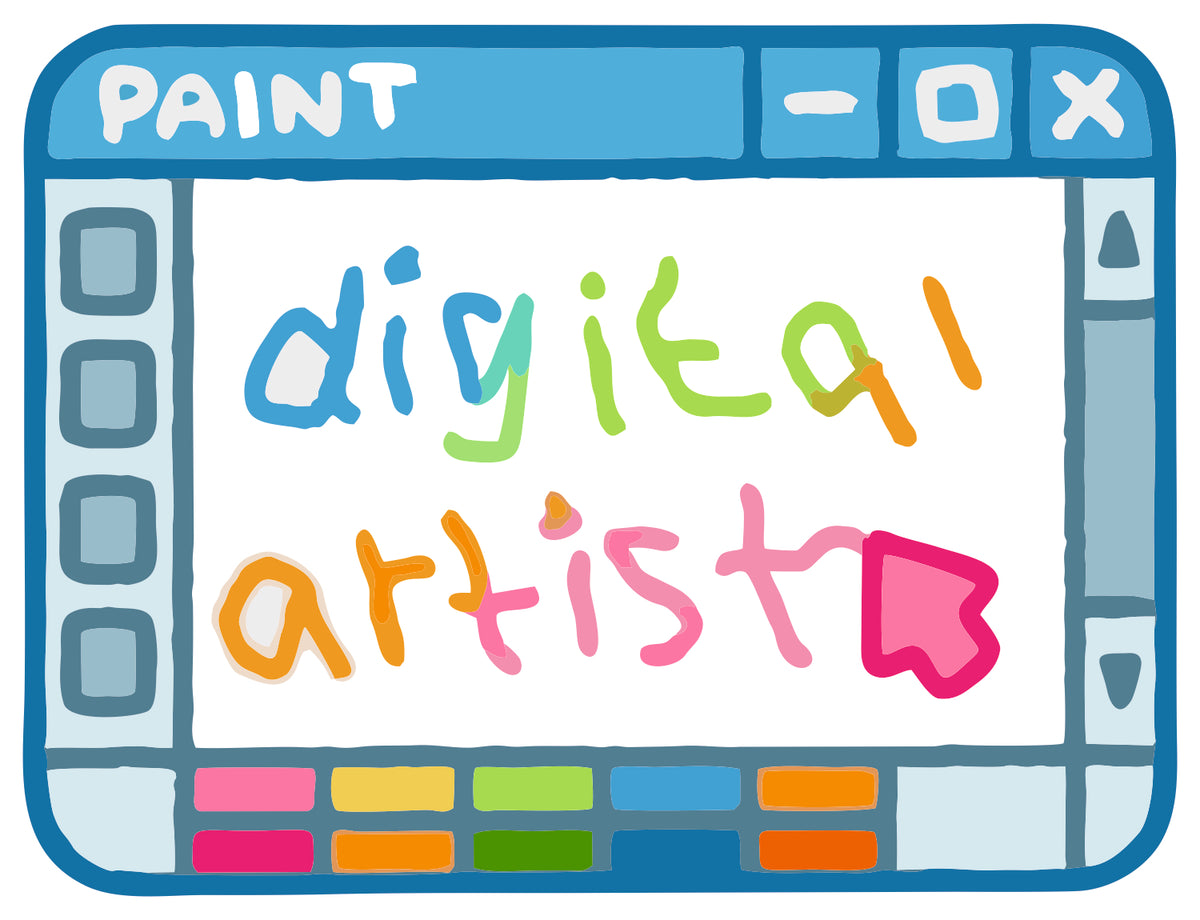 Digital Art Sticker