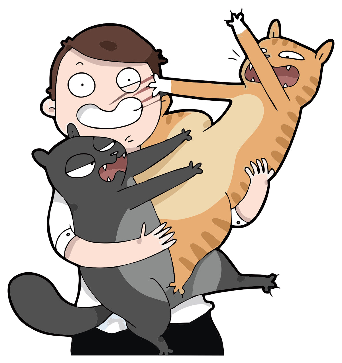cat parent sticker