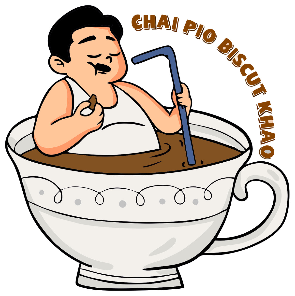 Chai Pio  Biscuit Khayo Sticker