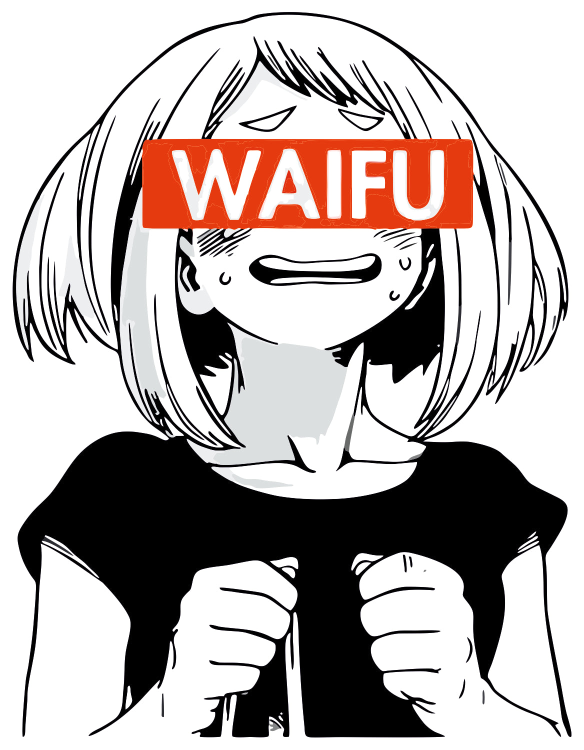 Waifu Girl Sticker