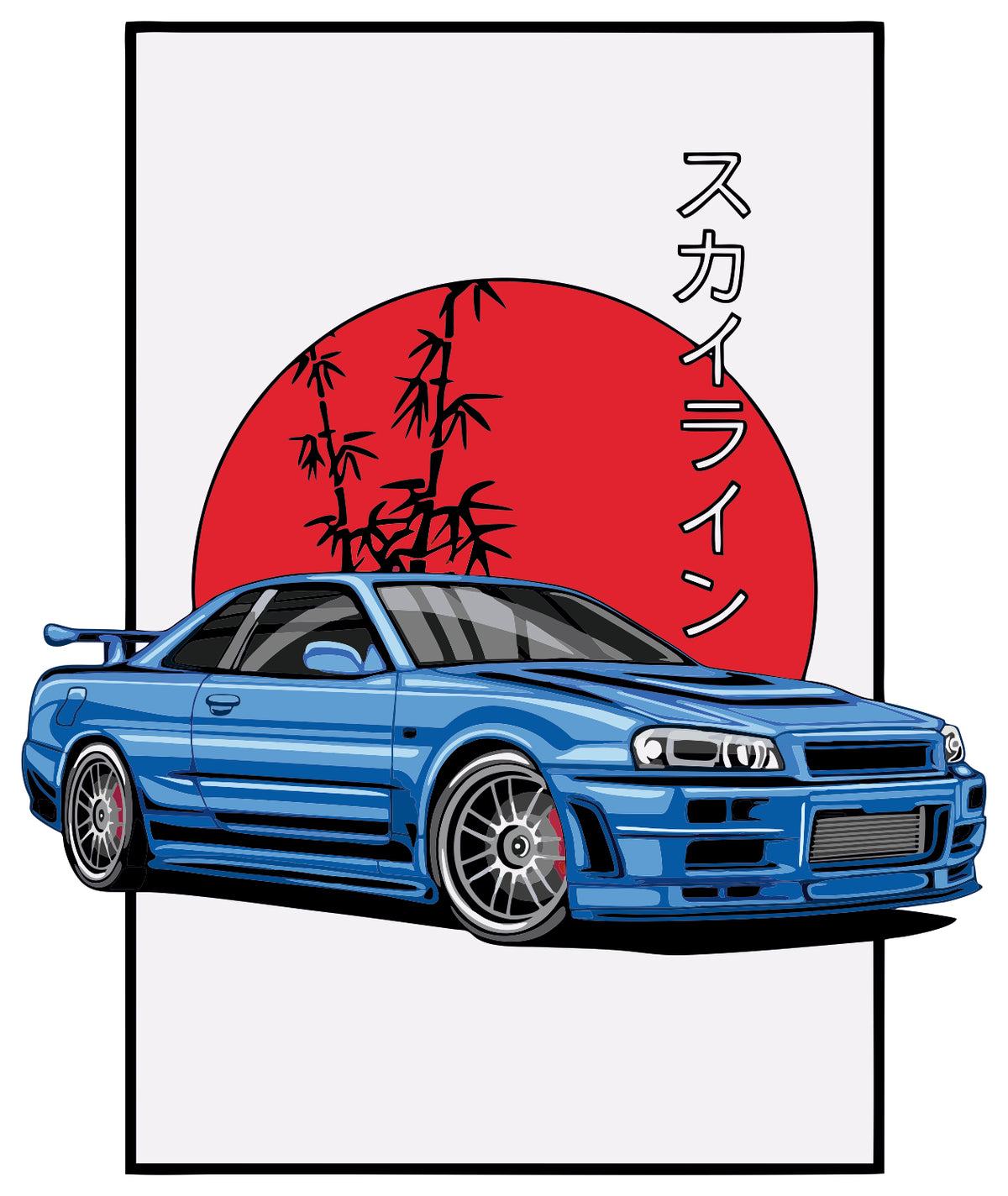 Gtr R34 Sticker