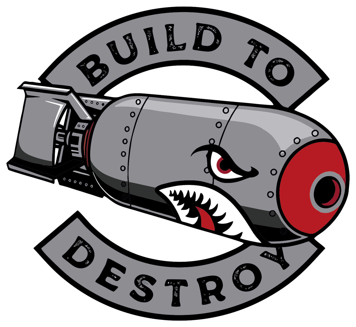 Build To Destroy Sticker