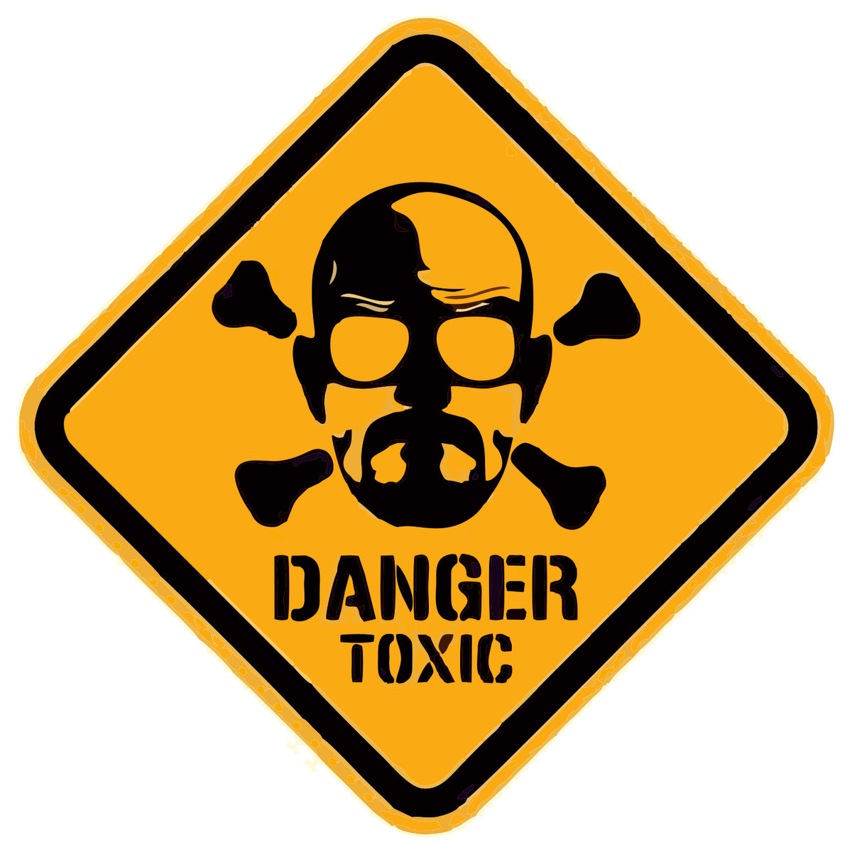 Danger Toxic Sticker
