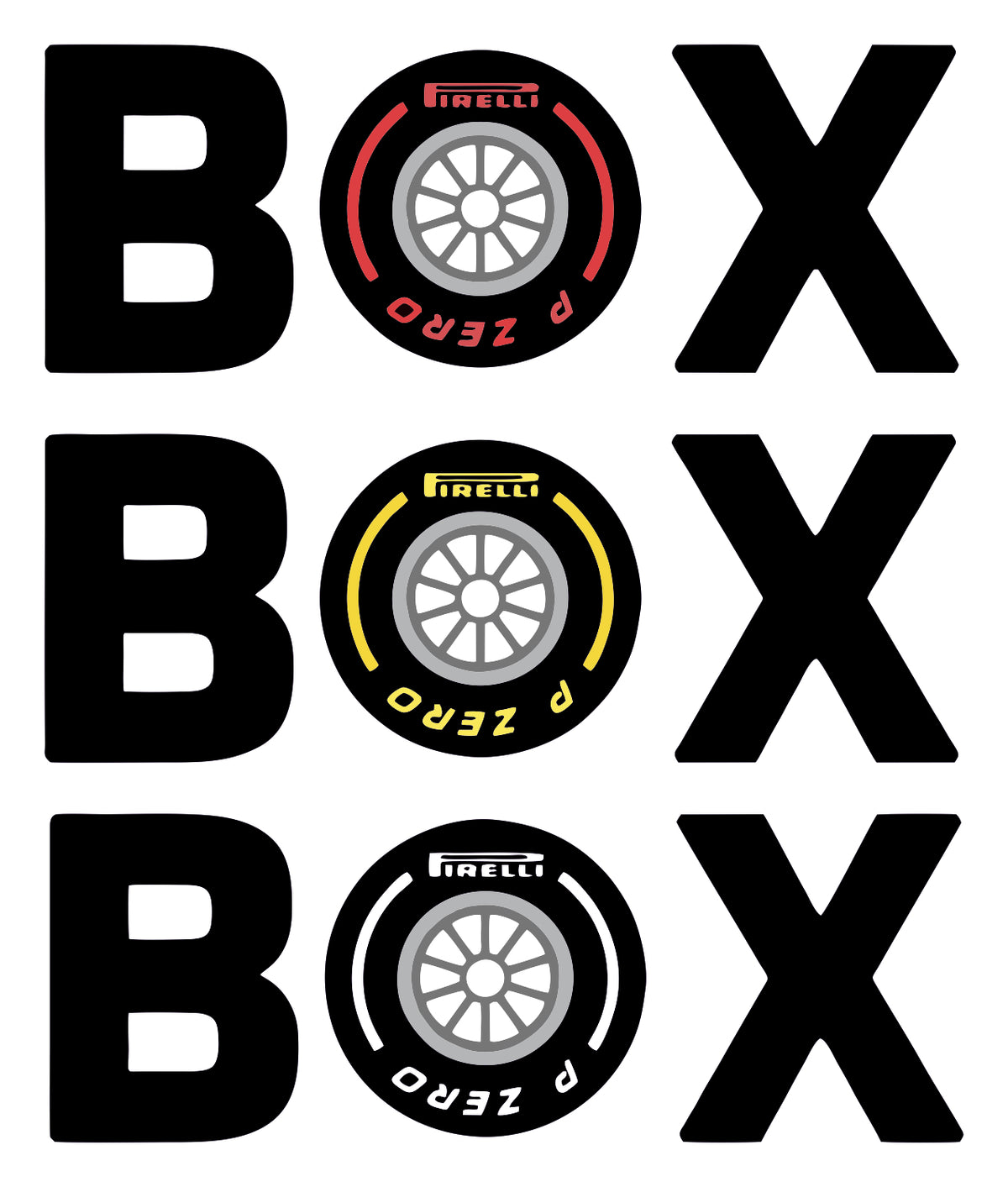 Box Box Box Sticker