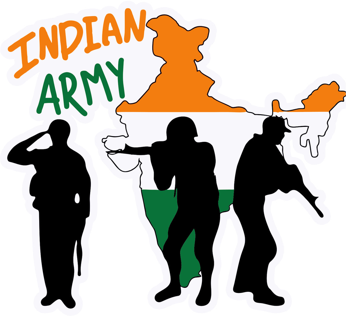 india army sticker
