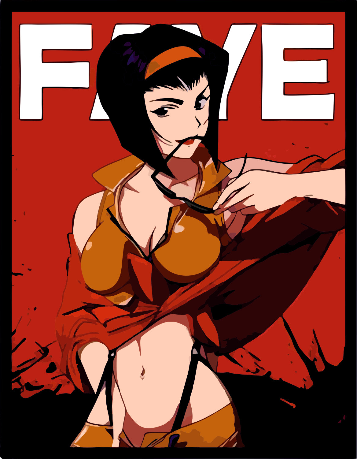 Faye Valentine Sticker