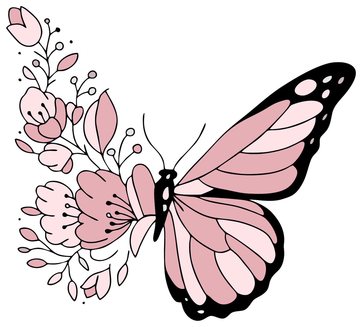 Aesthetic Butterfly Sticker