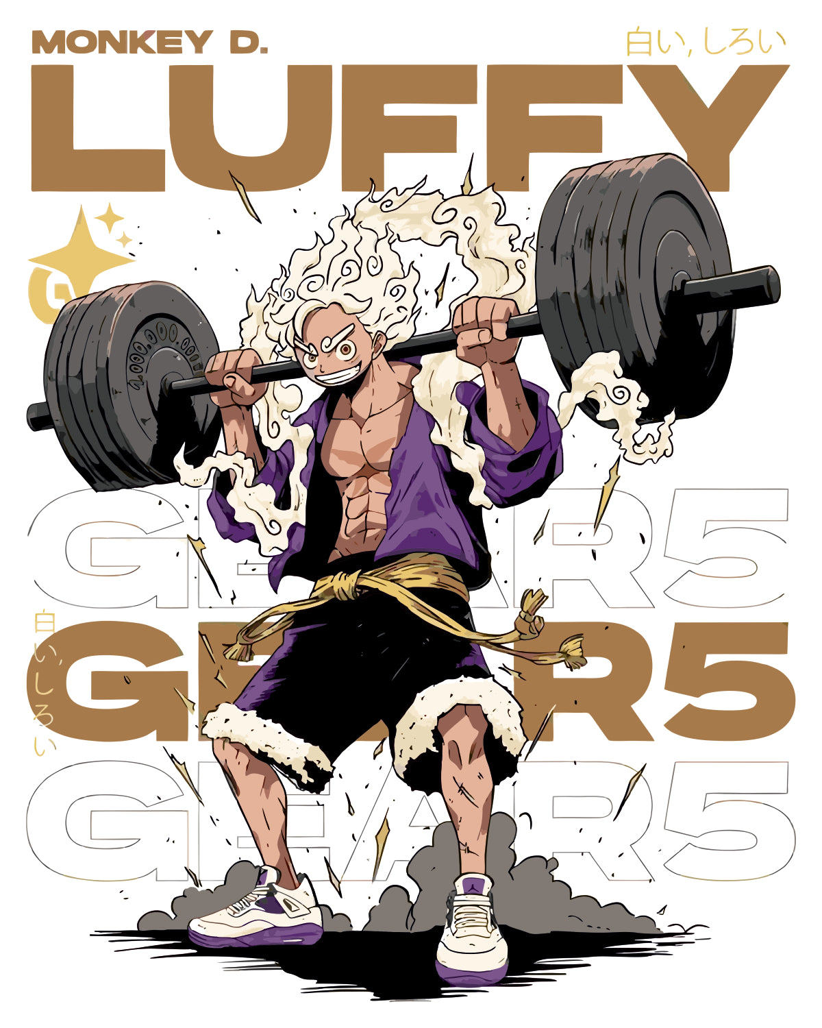 D Gear 5 Sticker