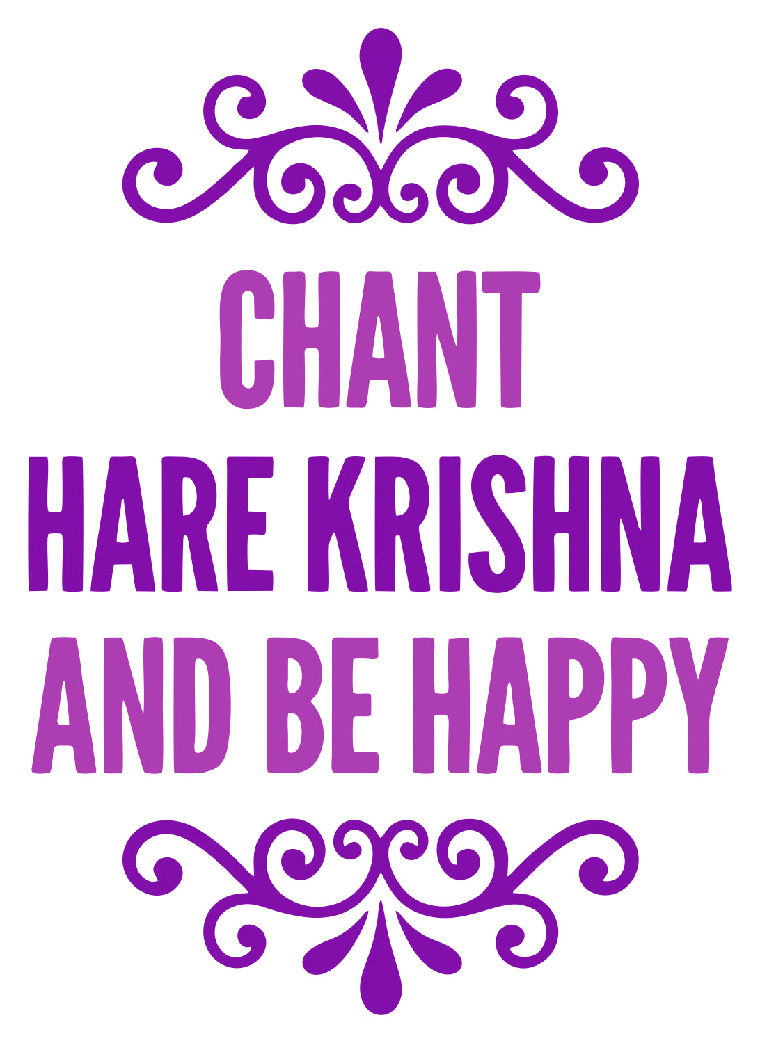 chant krishna be happy krishna