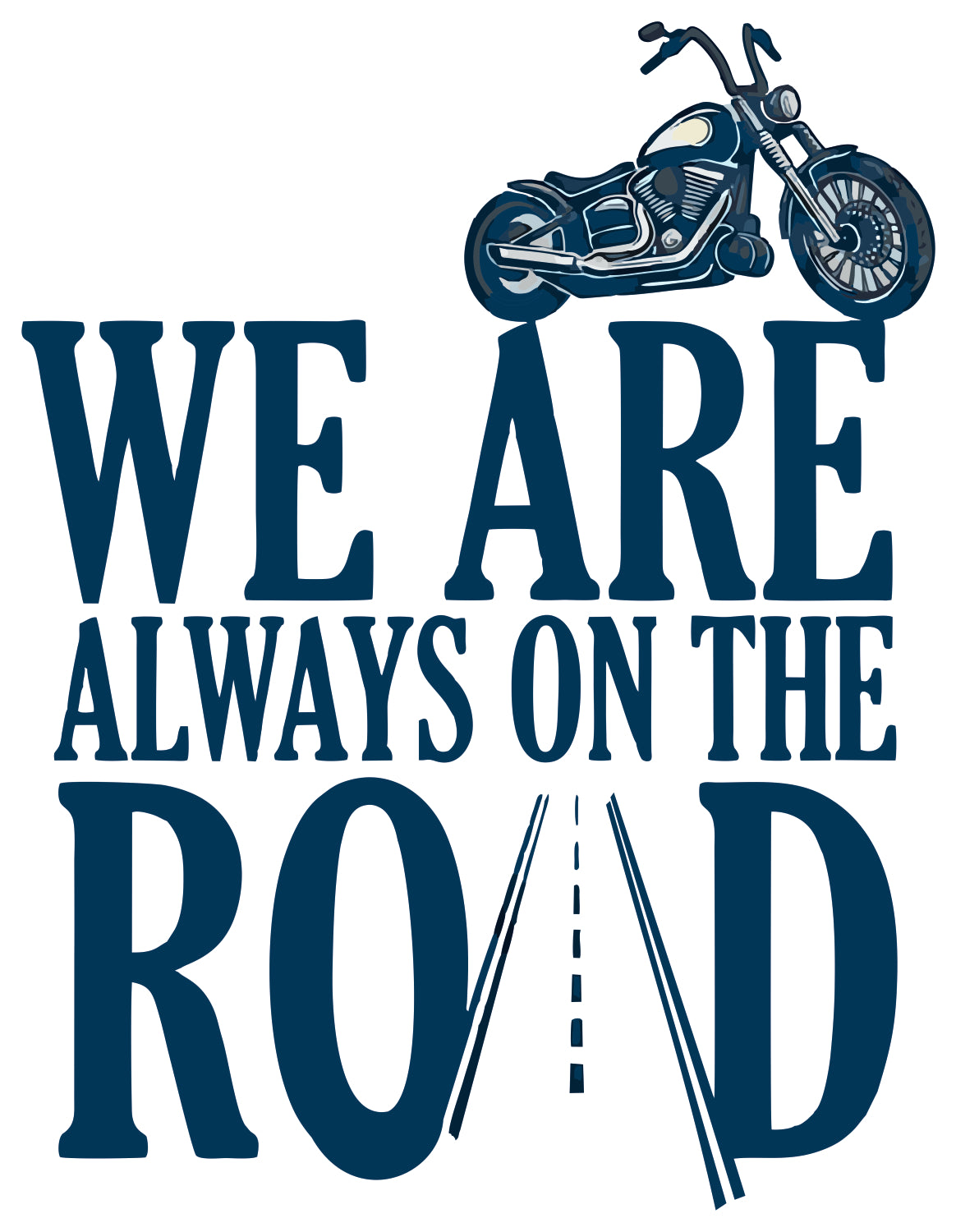 On The Road Sticker