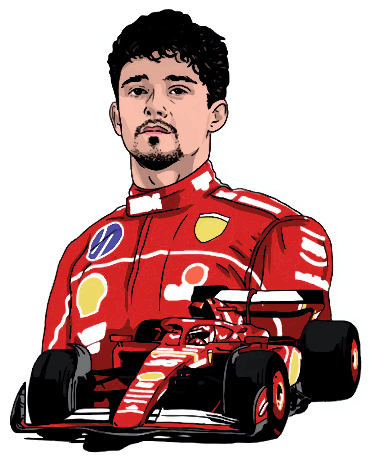 Charles Leclerc Sticker
