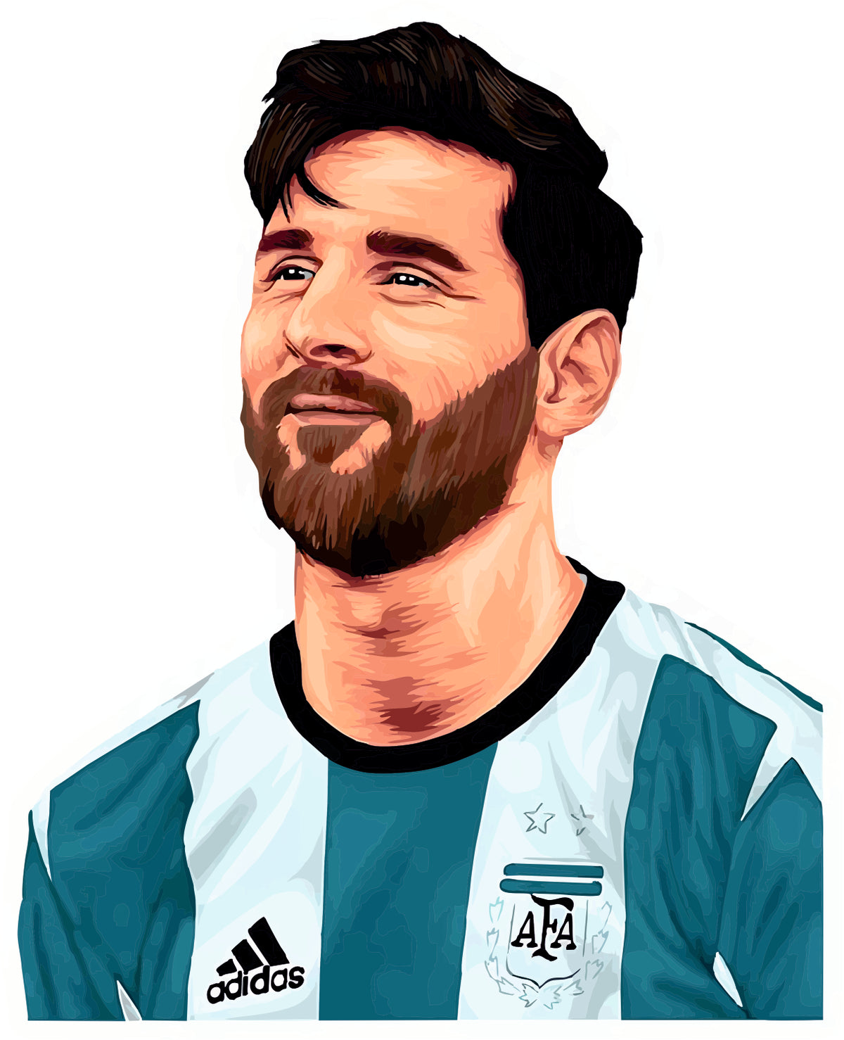 Lionel Messi Argentina 2.0 Sticker