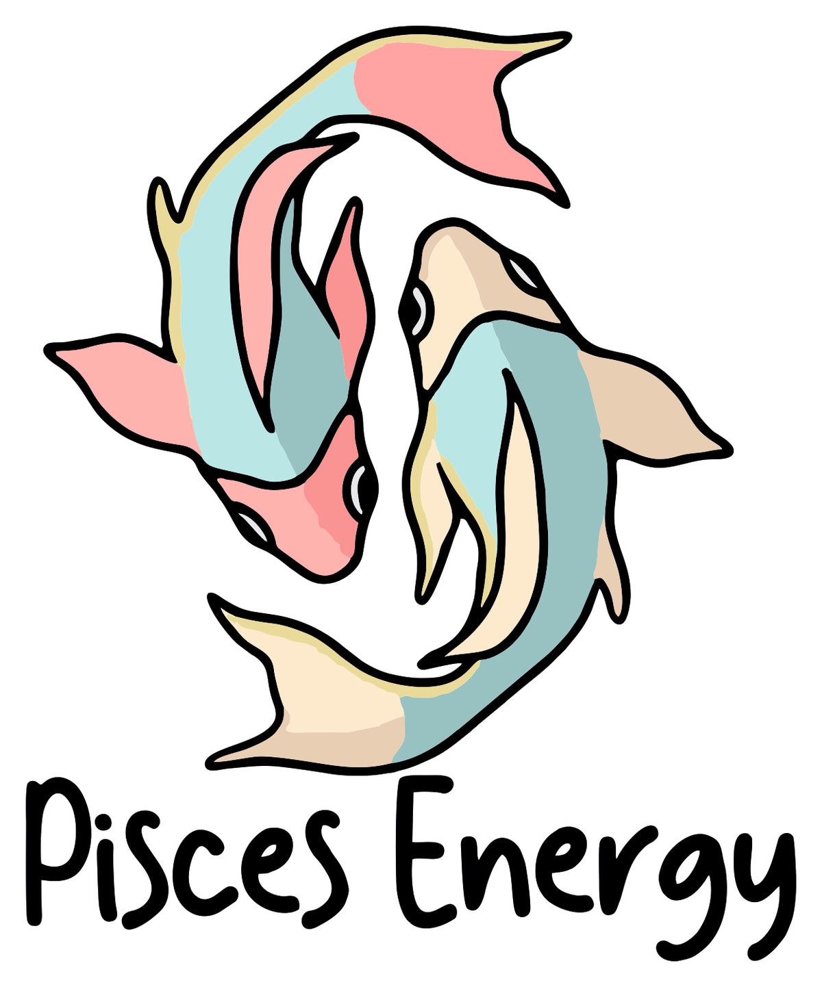 pisces energy sticker