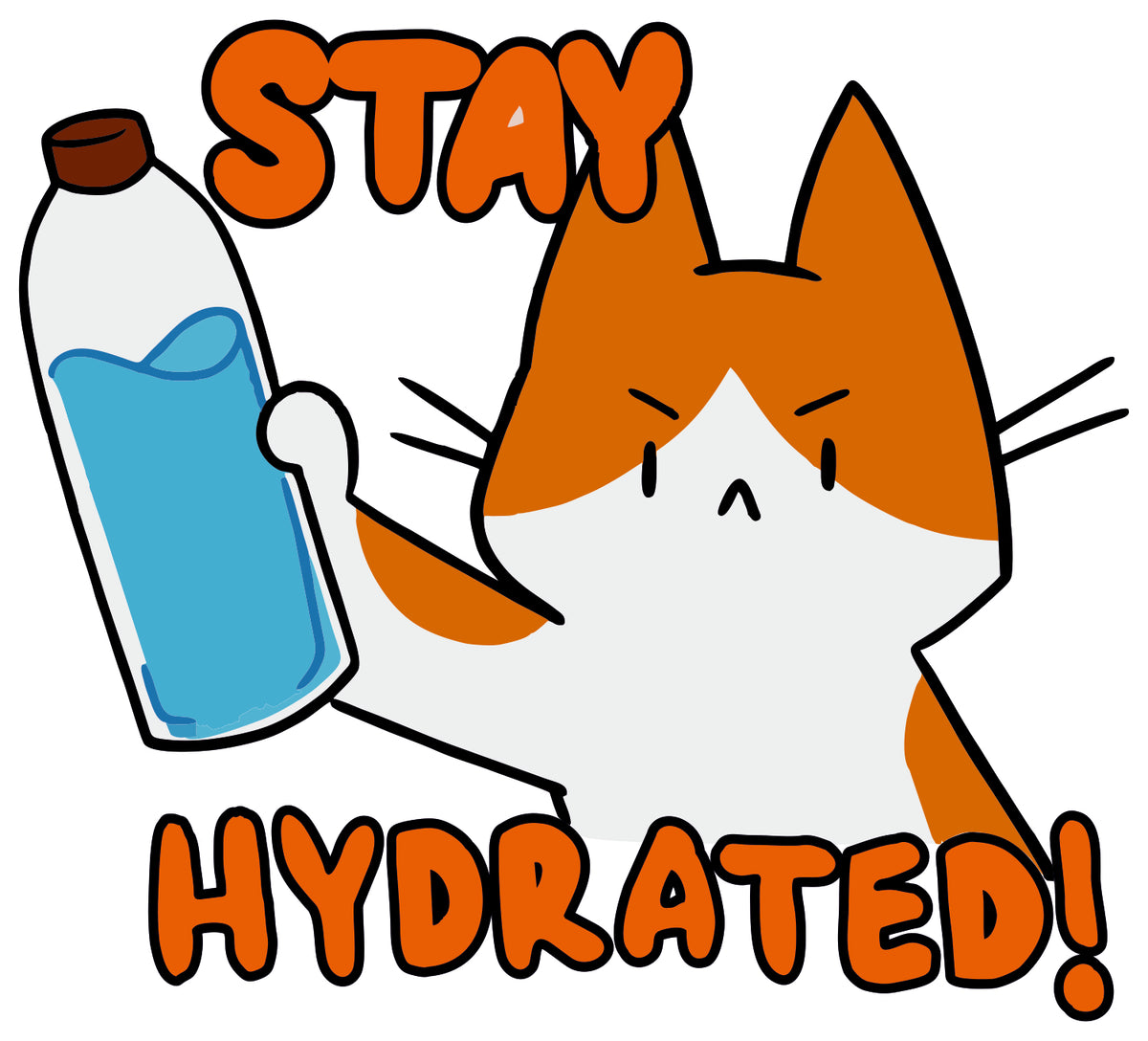 Hydrated Sticker
