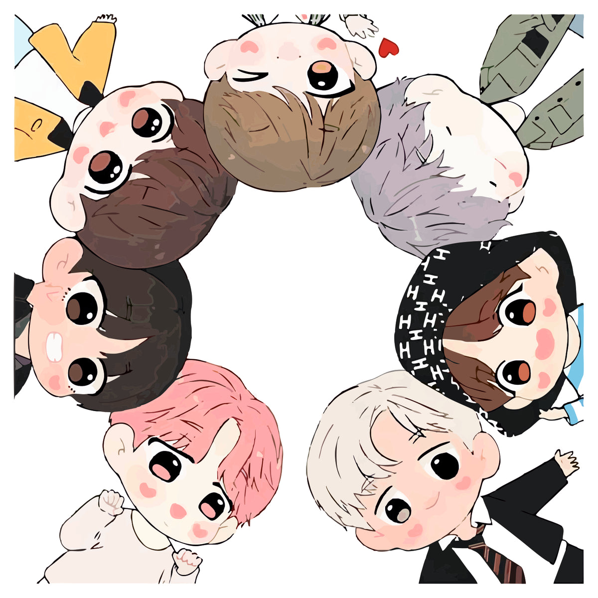 Bts Chibi Sticker