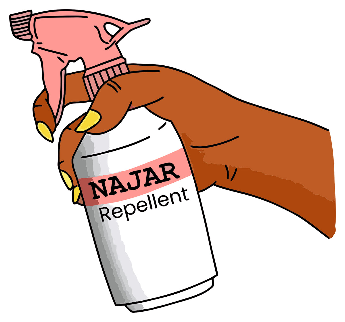 Nazae Repellent Sticker