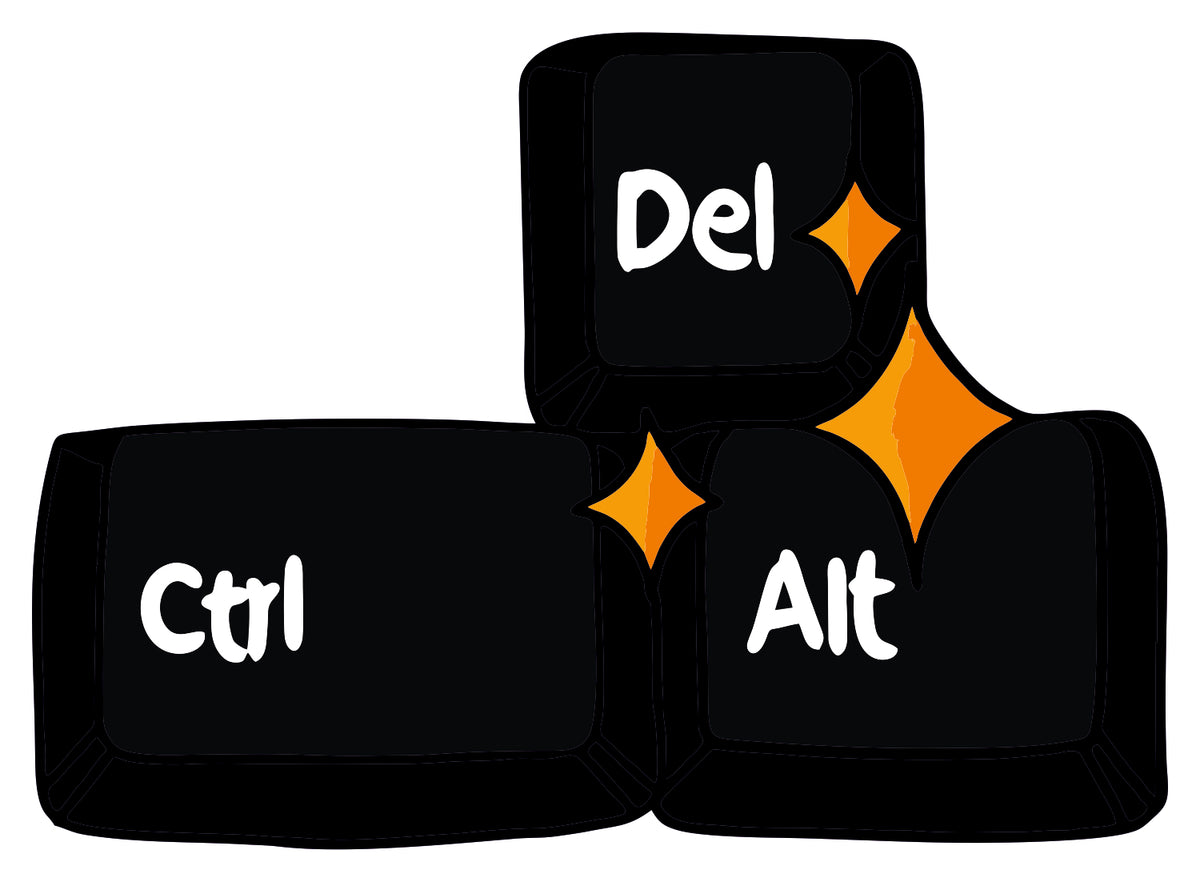 Ctrl Alt Del Sticker