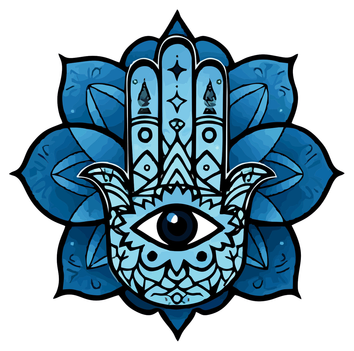 Hamsa Hand Sticker