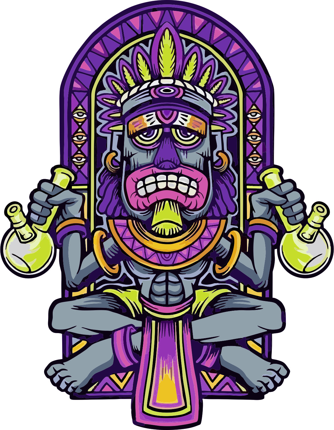 BONG BABA STICKER