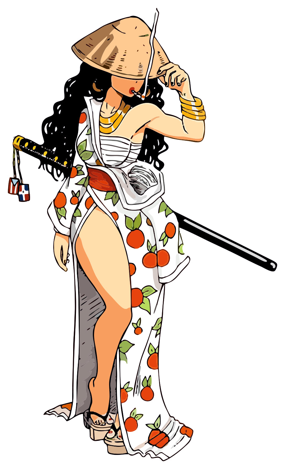 KATANA GIRL STICKER