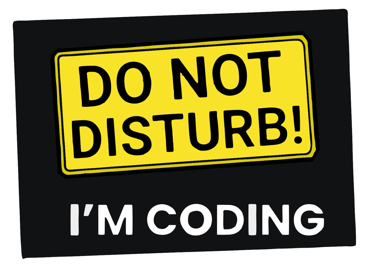 DO NOT DISTURB STICKER