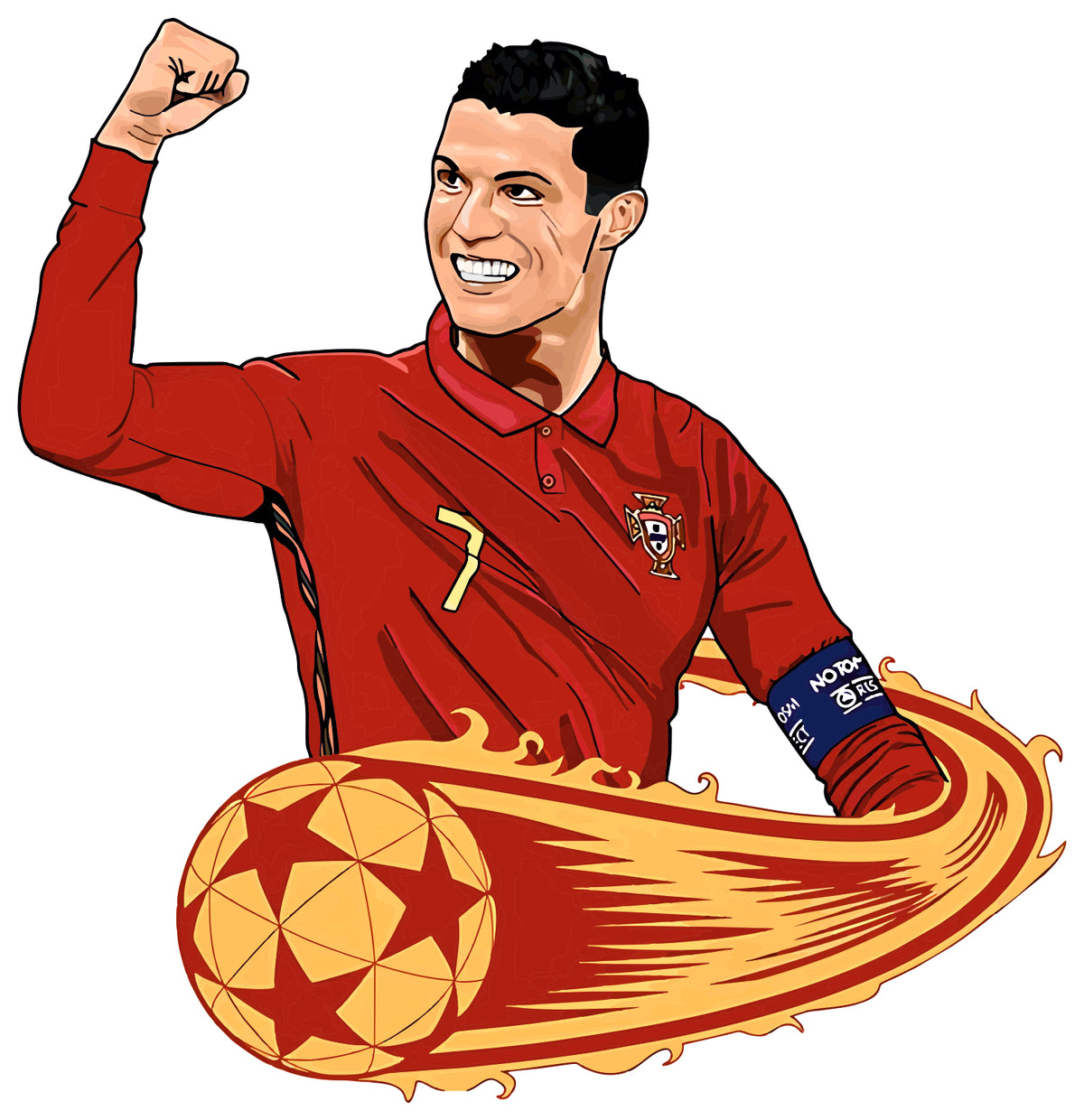 Ronaldo 7 Sticker