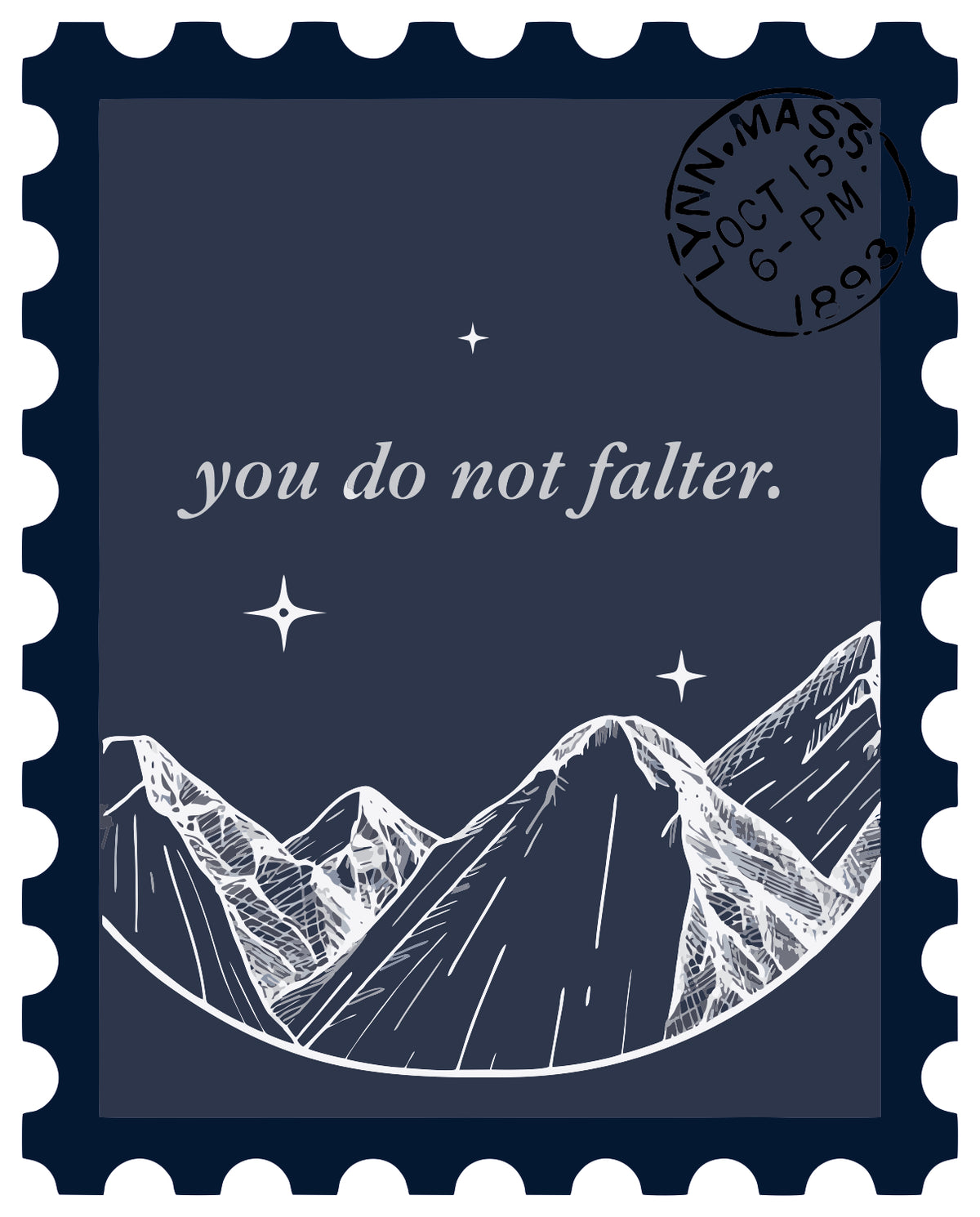 You Do Not Falter Sticker