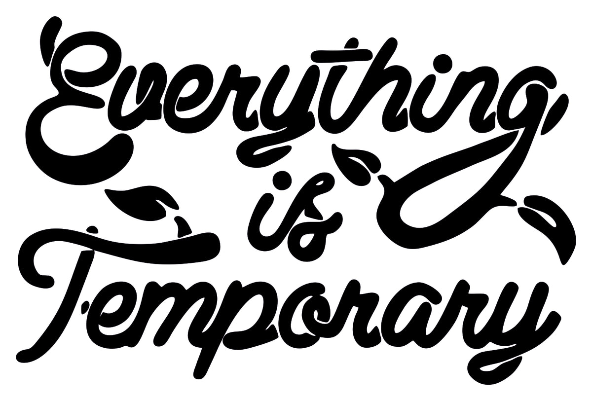 Everything Is Temperory Sticker