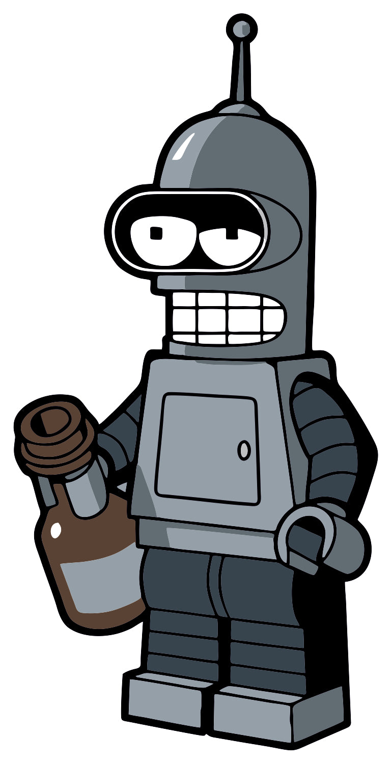 Simpsons Robot Sticker