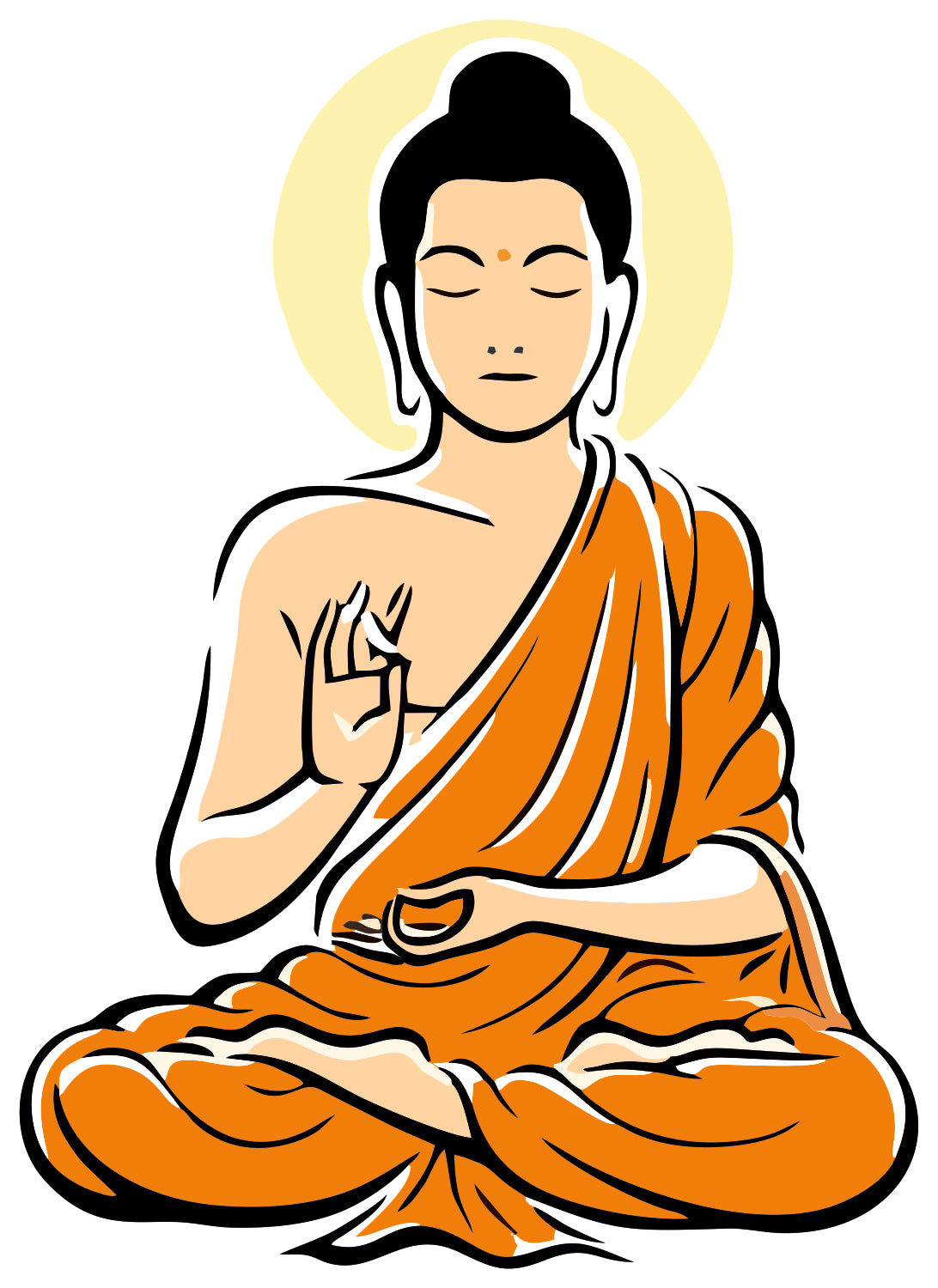 Gautam Buddha Sticker