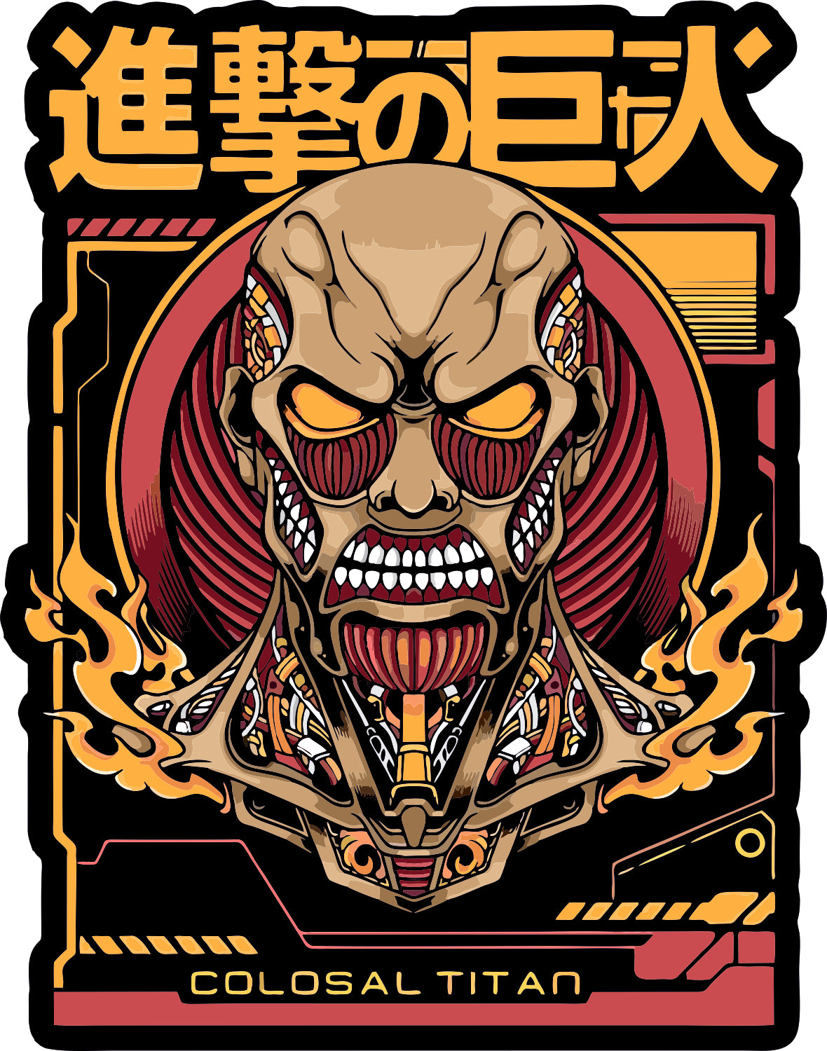 Colosal Titan Sticker