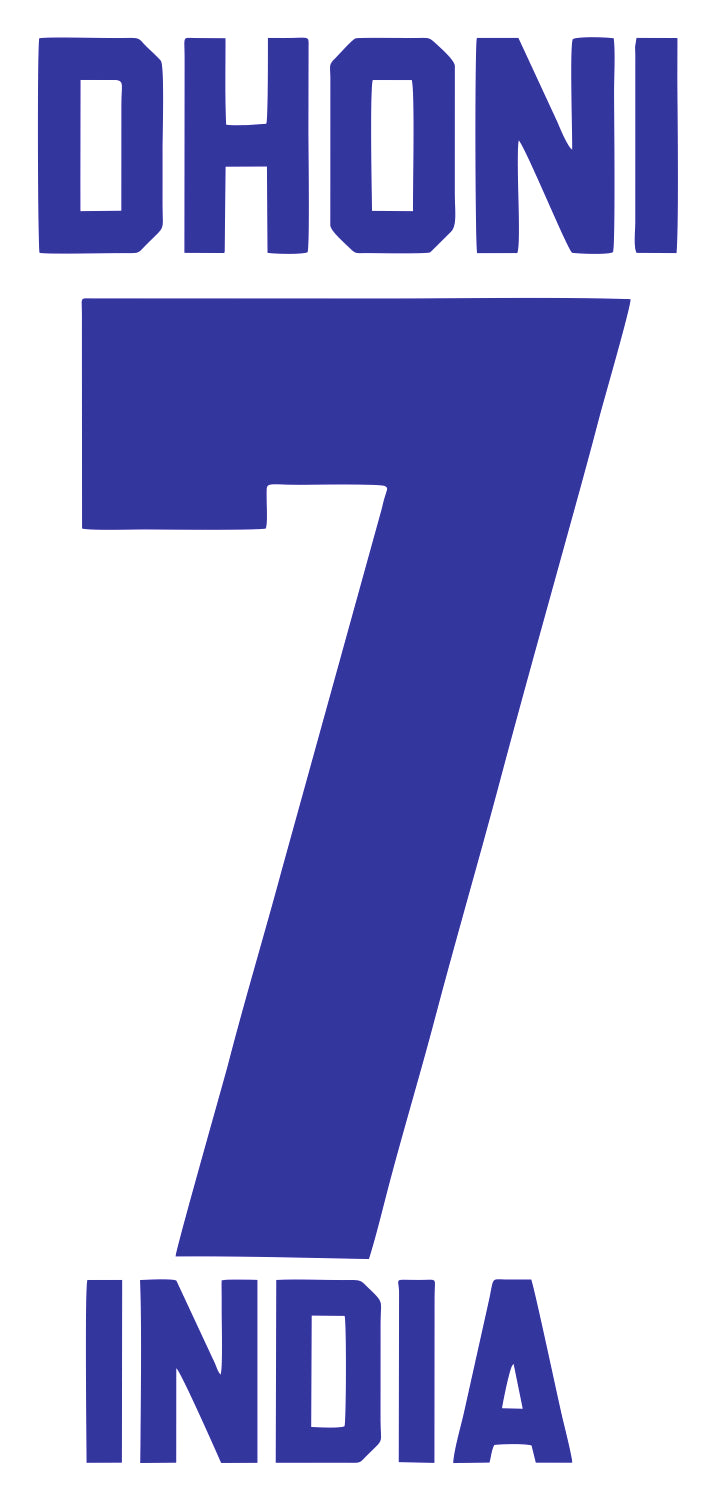 DHONI 7 STICKER