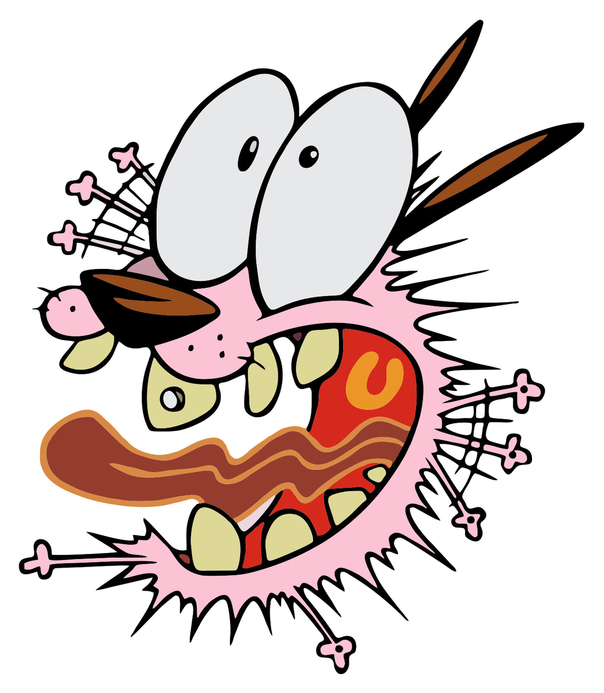Courage The Cowardly Dog Sticker