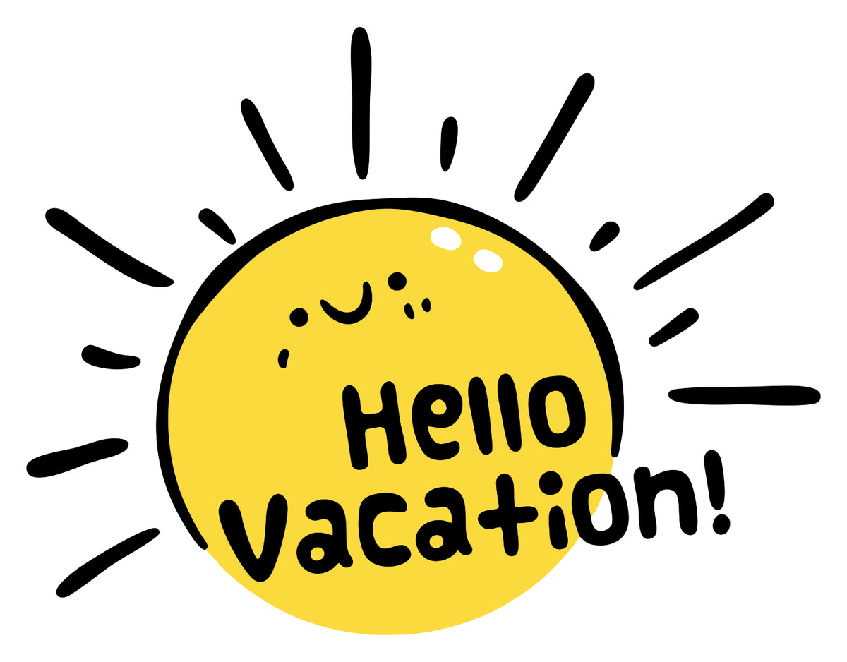 HELLO VACATION STICKER