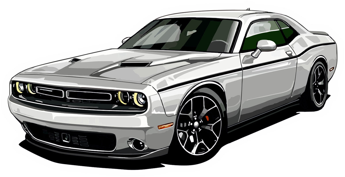 Dodge Challenger Sticker