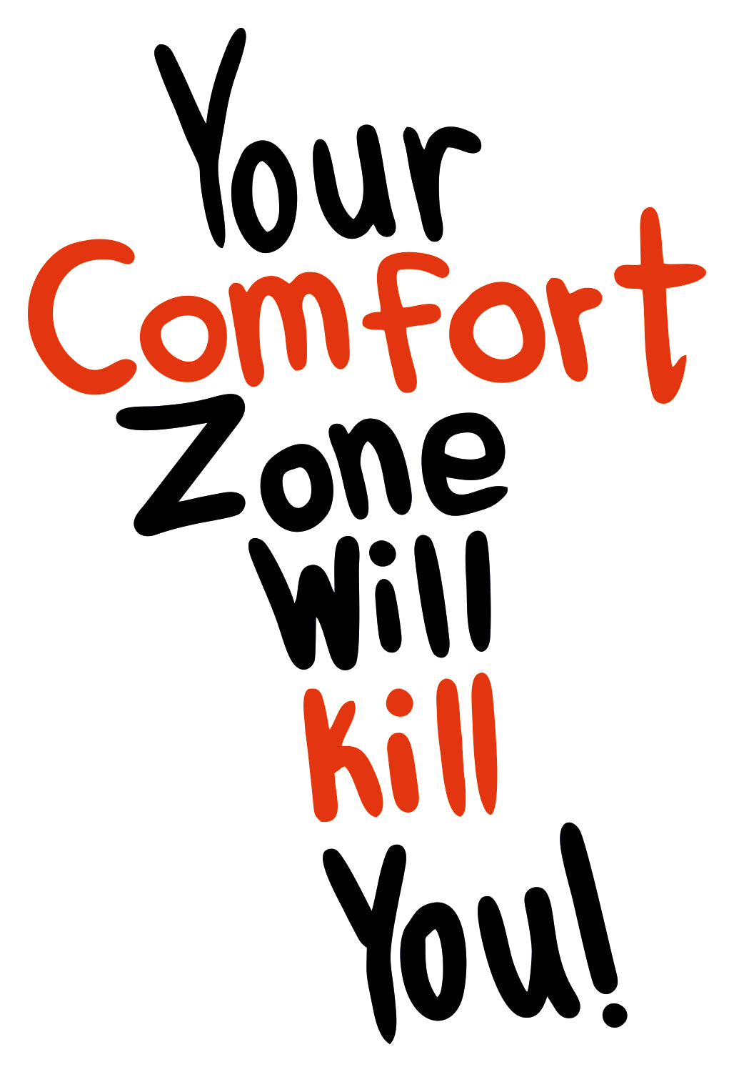 Your Comfort Zone Sticker