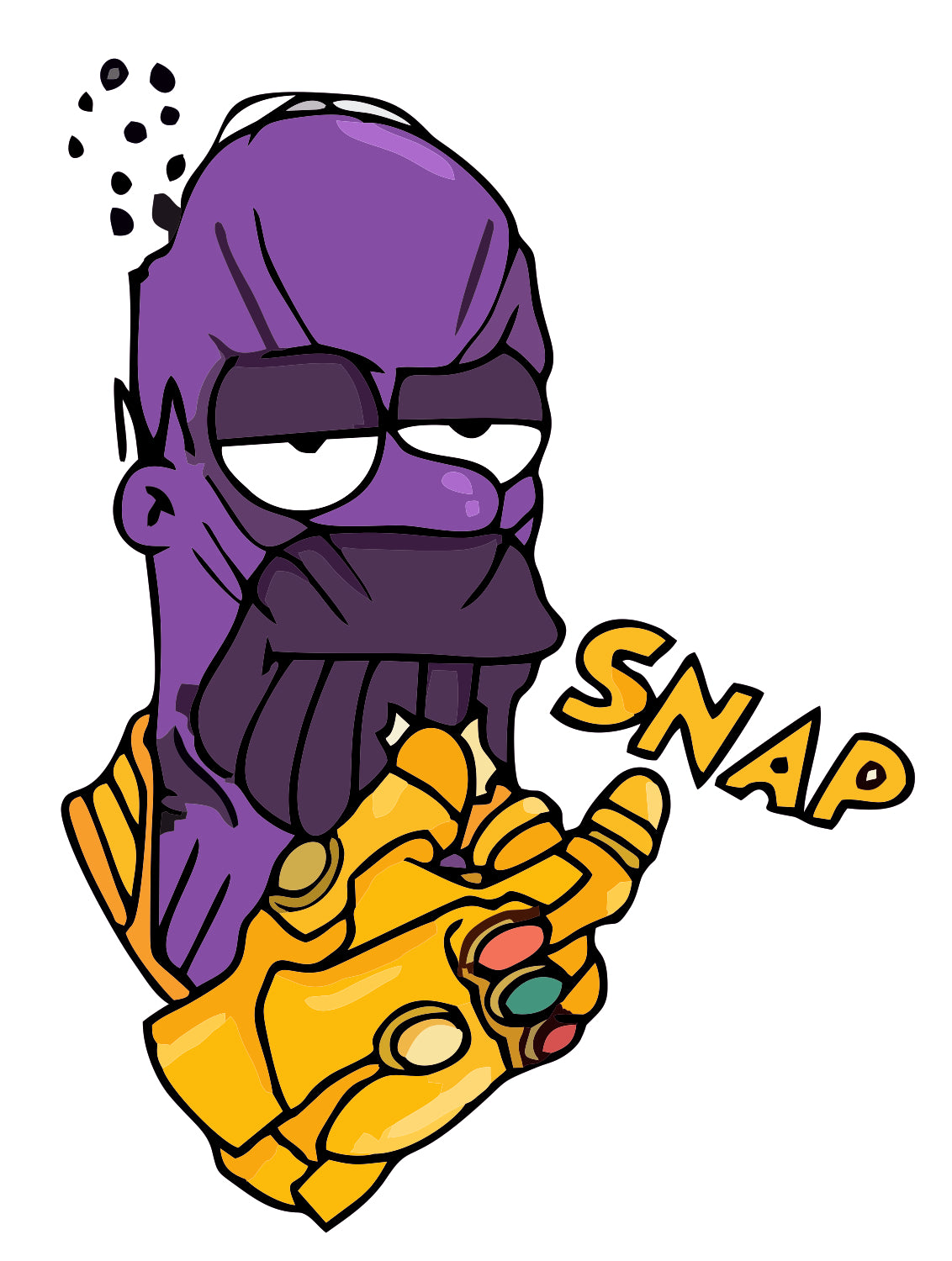 Homer Snap Sticker